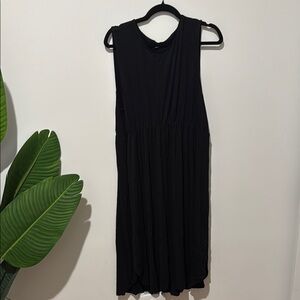 Black Midi Tank Dress